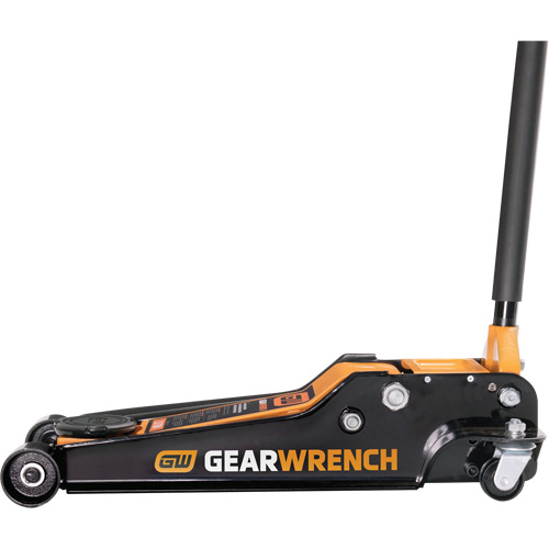 Low Profile Floor Jack, 3.5 Ton(s) Capacity, 3-3/4" Lowered, 21-3/4" Raised, Manual Hydraulic Sidevic Inc.