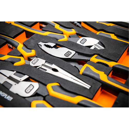PITBULL Cushion Grip Pliers Set in Foam Storage Tray, 5 Pieces Sidevic Inc.