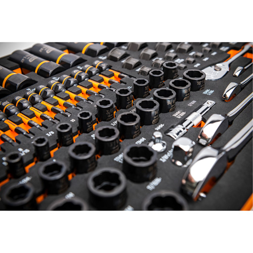 97-Piece Bolt Biter Mechanics Tool Set in Foam Storage Tray Sidevic Inc.