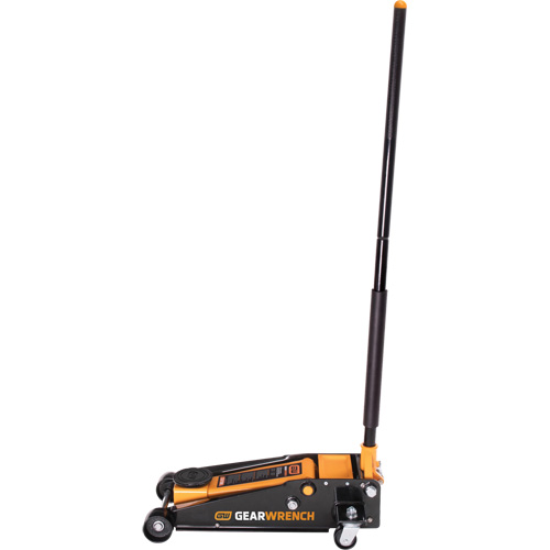 Heavy-Duty Floor Jack, 3 Ton(s) Capacity, 5-1/4" Lowered, 18-1/4" Raised, Manual Hydraulic Sidevic Inc.