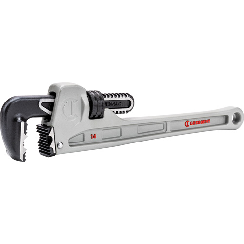 Cl&eacute; &agrave; tuyau &agrave; m&acirc;choires K9, Cap des m&acirc;choires 2-3/8", Longueur 14", Fini Rev&ecirc;tement en poudre, Prise Non-ergonomique Sidevic Inc.