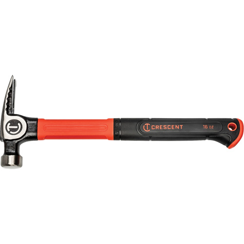 General Purpose Hammer, 16 oz., Fibreglass/Cushion Handle, 14" L Sidevic Inc.
