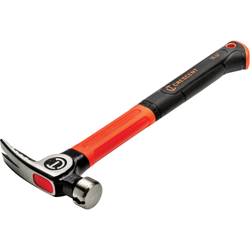 General Purpose Hammer, 16 oz., Fibreglass/Cushion Handle, 14" L Sidevic Inc.