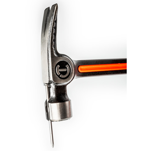 Milled-Face Framing Hammer, 28 oz., Solid Steel Handle, 16" L Sidevic Inc.