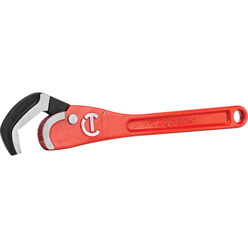 Self-Adjusting Steel Pipe Wrench, 2-1/2" Jaw Capacity, 16" Long, Powder Coated Finish, Non-Ergonomic Handle Sidevic Inc.