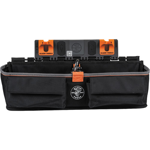 Bucket Work CentreS-Hook Large Pouch Module, Nylon, 3 Pockets, Black/Orange Sidevic Inc.