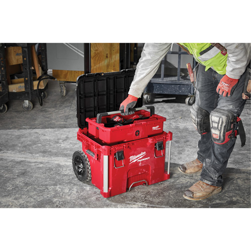 Boîte &agrave; outils sur roues PACKOUT, 18" x 22" x 19-1/2", Noir/Rouge Sidevic Inc.