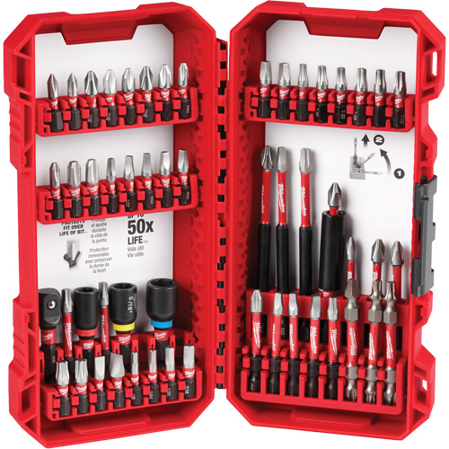 Jeu de 54 forets &agrave; choc Shockwave Impact-Duty Sidevic Inc.