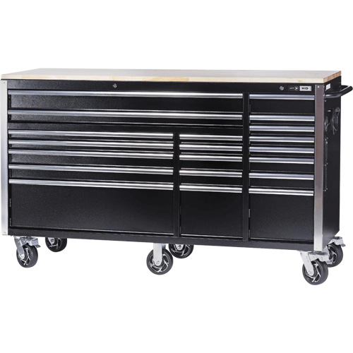 HDRC7220 Armoire mobile de s&eacute;rie HD, 20 tiroirs, 72" la x 24" p x 42-3/10" h, Noir Sidevic Inc.