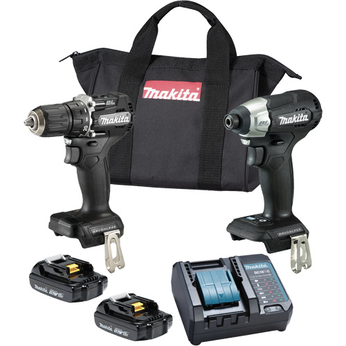 LXT Brushless Sub-Compact 2-Tool Combo Kit, Lithium-Ion, 18 V Sidevic Inc.