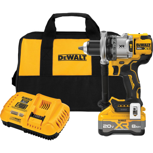 MAX* XR&reg; Brushless Cordless 3-Speed Hammer Drill Kit with XR POWERPACK Battery, 1/2" Chuck, 20 V Sidevic Inc.