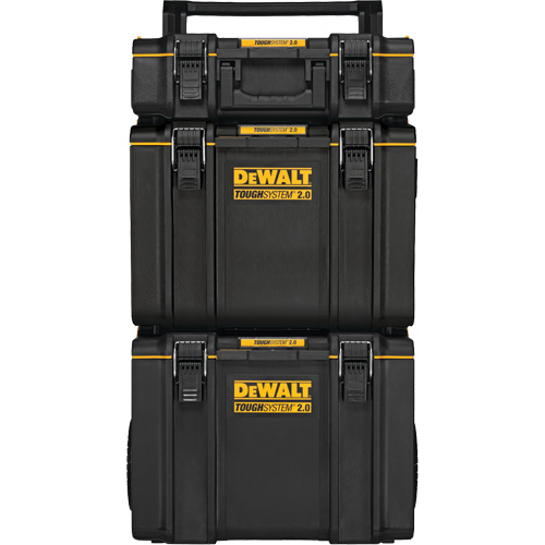 TOUGHSYSTEM&reg; 2.0 Rolling Tower, 24" x 20-2/5" x 34-1/2", Black/Yellow Sidevic Inc.