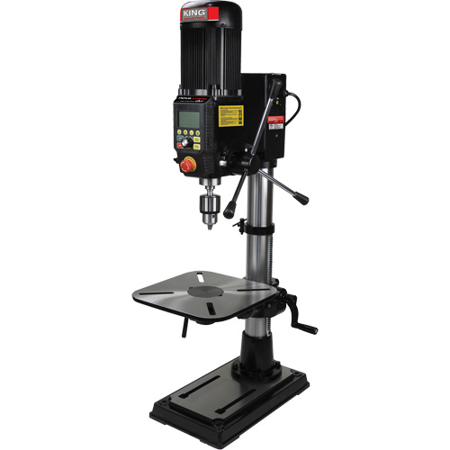 Perceuse &agrave; colonne Benchtop DVR, 16", Mandrin 5/8", 3000 tr/min Sidevic Inc.