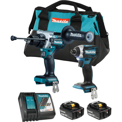 LXT Brushless 2 Tool Combo Kit, Lithium-Ion, 18 V Sidevic Inc.
