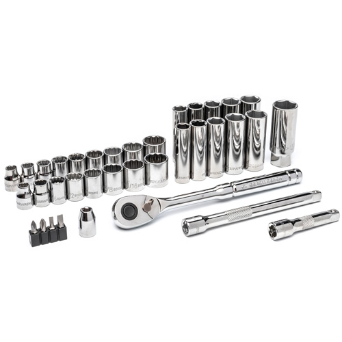 3/8” Drive 72-Tooth, 12-Point Drive Mechanics Tool Set Sidevic Inc.