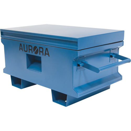 Jobsite Tool Box, 33" x 20-3/10" x 18-3/10", Steel, Blue Sidevic Inc.