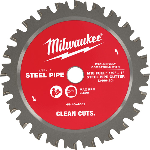 Lame de coupe pour tubes en acier Sidevic Inc.