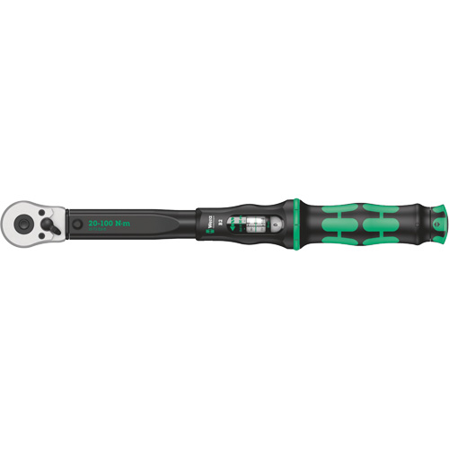 Cl&eacute; dynamom&eacute;trique Click-Torque B2 avec cliquet r&eacute;versible, &agrave; cliquer, Entraînement 3/8" carr&eacute;, 20 - 100 Nm Sidevic Inc.