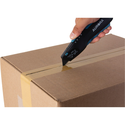 Retractable Safety Knife , Stainless Steel, Heavy-Duty, Plastic/Aluminum Handle Sidevic Inc.