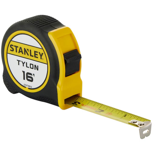 Tylon Tape Measure, 16', Imperial Graduations Sidevic Inc.