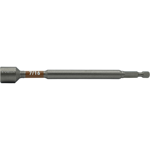 Impactech&reg; Nut Driver, 7/16" Tip, 1/4" Drive, 6" L, Magnetic Sidevic Inc.