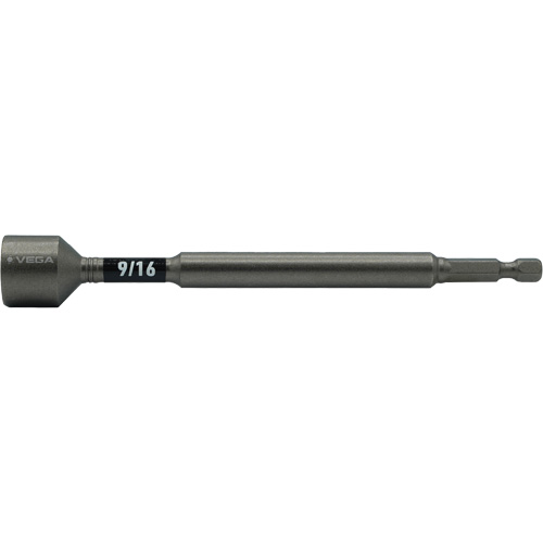 Impactech&reg; Nut Driver, 9/16" Tip, 1/4" Drive, 6" L, Magnetic Sidevic Inc.