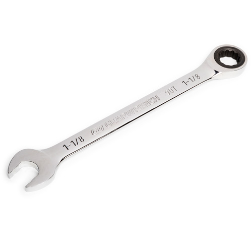 Cl&eacute; &agrave; cliquet combin&eacute;e &agrave; 90 dents, 12 pans, 1-1/8", Fini Chrome Sidevic Inc.