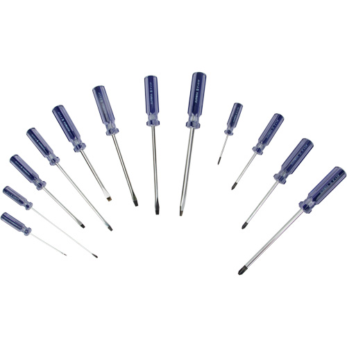 Slotted & Philips Screwdriver Kit, 12 Pcs. Sidevic Inc.
