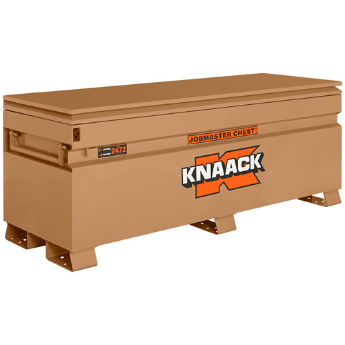 Model 2472 Jobsite Chest with Padlock, 72" x 24" x 28-1/4", Steel, Tan Sidevic Inc.