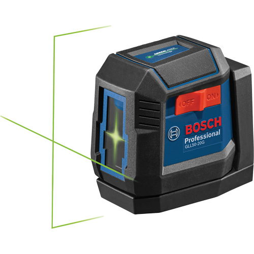 Laser &agrave; lignes crois&eacute;es auto-nivelant &agrave; faisceau vert Sidevic Inc.