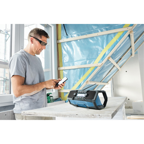 Radio de chantier compacte avec Bluetooth 5.0, Lithium-ion, 18 V Sidevic Inc.