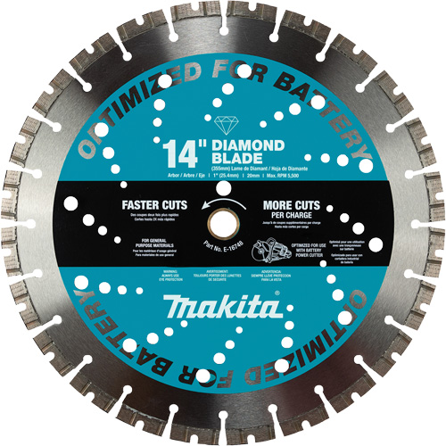 General Purpose Thin Kerf Diamond Blade, 14", Brick/Concrete/Stone Use Sidevic Inc.