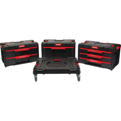 4-Piece Arx&reg; Dolly with Swivel Casters Set, 23-1/10" x 15" x 22-1/2", Black Sidevic Inc.
