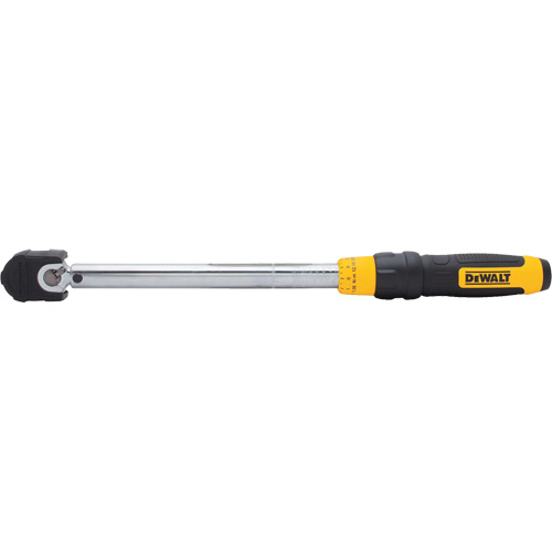 Cl&eacute; dynamom&eacute;trique &agrave; microm&egrave;tre, &agrave; cliquer, Entraînement 3/8" carr&eacute;, 20 - 100 lb-pi/27,11-135. 58 N.m Sidevic Inc.