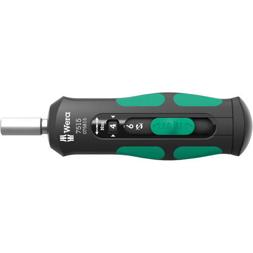 Tournevis dynamom&eacute;trique &agrave; couple s&eacute;curis&eacute; et vitesse rapide Kraftform, Gamme de couple 2 - 6 Nm, 5-4/5" Longueur Sidevic Inc.