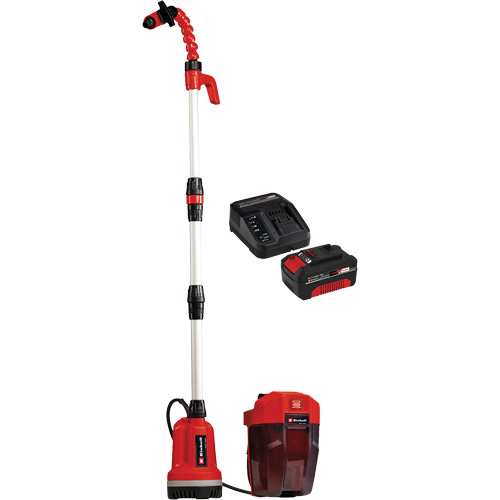 Cordless Clean Water Rain Barrel Pump with 4Ah Battery & Charger Starter Kit, 18 V, 792.5 GPH Sidevic Inc.