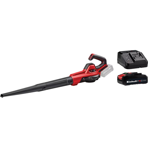 Cordless 110 CFM Universal Blower with 2.5Ah Battery & Charger Starter Kit, 18 V, 155.34 MPH Output, Battery Powered Sidevic Inc.