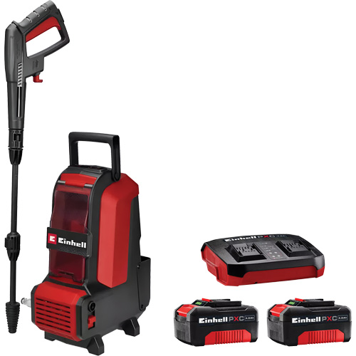 Cordless High Pressure Cleaner with 4Ah PXC Battery & Charger Starter Kit, Battery Powered, 1522 PSI, 1.23 GPM Sidevic Inc.