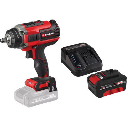 Professional Cordless Impact Wrench with 4Ah PXC Battery & Charger Starter Kit, 18 V, 1/2" Socket Sidevic Inc.