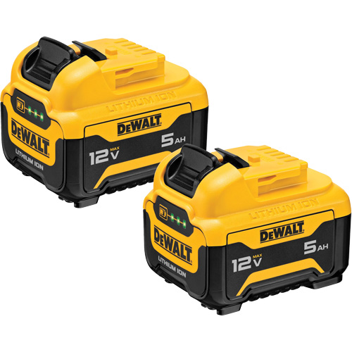 Max* Battery Packs, Lithium-Ion, 12 V, 5 Ah Sidevic Inc.