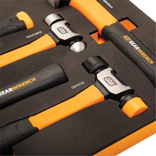 Mixed Hammer Set in Foam Storage Tray, 5 Pieces Sidevic Inc.
