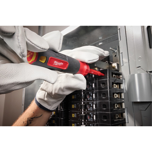 Tournevis &agrave; embouts interchangeables &agrave; tige articul&eacute;e isol&eacute; 1000 V, 2-en-1, 8-4/5" lo, Prise Coussin&eacute;e Sidevic Inc.
