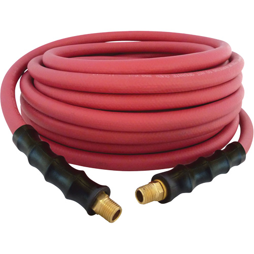 MAXPRO Rubber Hose, Air/Water, EPDM Rubber/Polyester, 3/8" dia. x 50', 300 psi, 1/4 NPT Sidevic Inc.