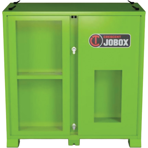 Armoire de rangement d'&eacute;PI sur place, Acier, Vert lime haute visibilit&eacute; Sidevic Inc.