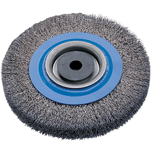 Brosses rotatives &agrave; fils torsad&eacute;s d'&eacute;tabli, 8" dia., Fils 0,0118", Arbre 5/8" - 1-1/4" Sidevic Inc.