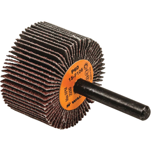 Flap Wheels-Coolcut Flap Wheels, Aluminum Oxide, 60 Grit, 1-1/2" x 1" x 1/4" Sidevic Inc.
