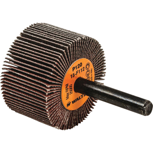 Flap Wheels-Coolcut Flap Wheels, Aluminum Oxide, 120 Grit, 1-1/2" x 1" x 1/4" Sidevic Inc.