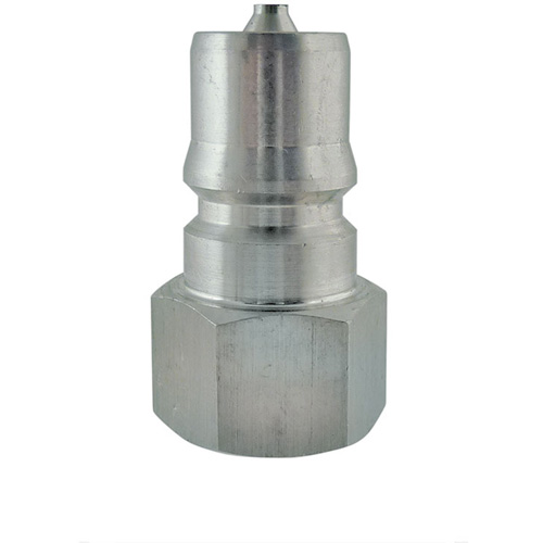 Hydraulic Quick Coupler - Plug, Stainless Steel, 3/4" Dia. Sidevic Inc.