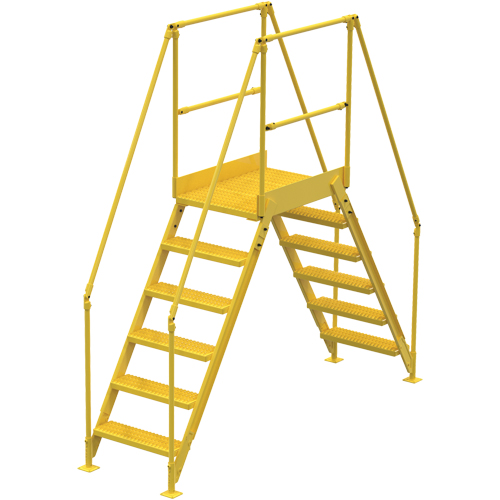 Crossover Ladder, 104" Overall Span, 60" H x 36" D, 24" Step Width Sidevic Inc.