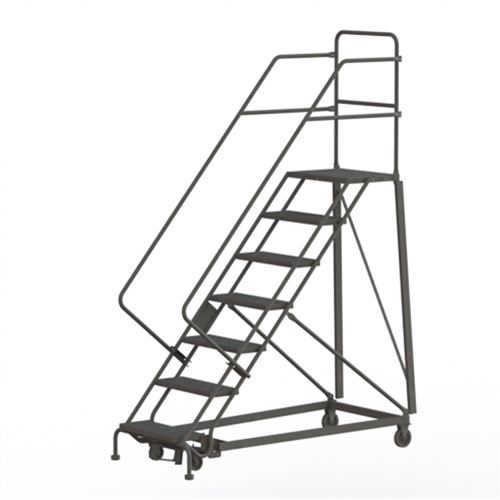 &eacute;chelles robustes en angle de s&eacute;curit&eacute;, 7 marches, Stri&eacute;, Inclinaison 50°, Hauteur 70" Sidevic Inc.
